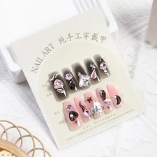 beautifulfashionHandmade press on nails classic beauty custom made presson nails