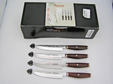 Miyabi Artisan SG2 4 Piece 6000MCT Steak Knife Set four knives MINTY