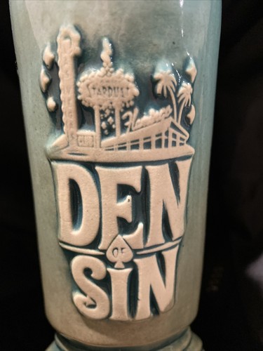 Taza Tiki Den Of Sin Beachcomber Esmalte Diablo Maorí Doug Horne Eekum Bookum 19/100 - Imagen 2 de 9