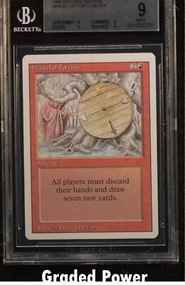Revised Wheel of Fortune BGS 9 QUAD (2276) Magic MTG | eBay