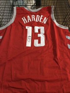 james harden jersey signed