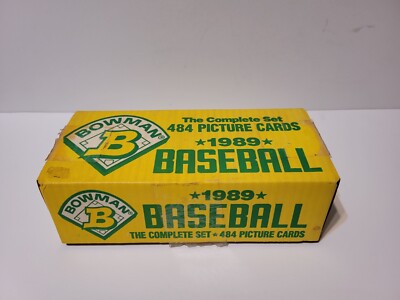 1989 Bowman Baseball Card Complete Set 484 cards w/ KEN GRIFFEY JR 