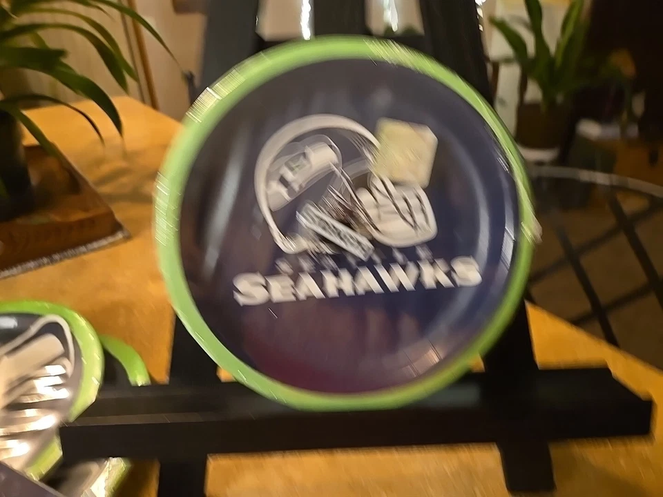 Seattle Seahawks Paper Dinner Dessert Plates Napkins Football Party Serves 16 - Image 3 of 4