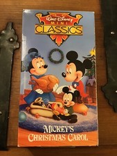 Walt Disney Mini Classics Mickey  s Christmas Carol VHS Tape Pre-owned