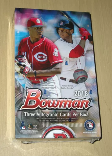 2018 Bowman baseball sealed hobby JUMBO HTA box Shohei Ohtani autograph? 3 autos