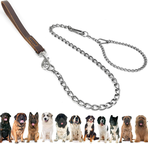 Dog Chain Leash, 304 Stainless Steel Dog Short Lead Metal Heavy Duty Chain DIY D - Picture 6 of 6