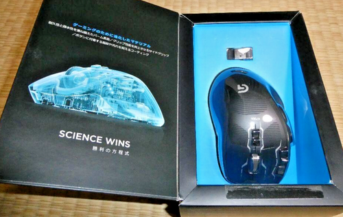 Logicool G700s Wireless Gaming Mouse Rechargeable RGB 13-Button Used Japan