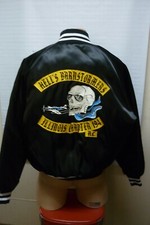 WESTARK JACKET BOMBER HELLS BARNSTORMERS IL. CHAPTER 194 A.C. AVIATION SKULL XL