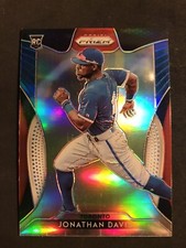 Jonathan Davis 2019 Prizm Baseball RED WHITE & BLUE #162 RC - Toronto Blue Jays