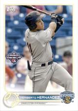 2022 Topps Pro Debut Heriberto Hernandez - Charleston RiverDogs PD-4