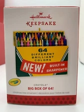 2013 Big Box of 64 Hallmark Keepsake Crayola Ornament NEW