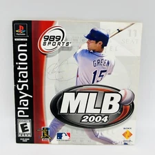 MLB 2004 - (PS1, 2003)  Black Label *MANUAL ONLY* No Video Game Disc or Case