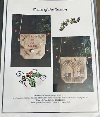 Peace of the Season Ornament by Dames of the Needle Finger Work Cross Stitch Pat