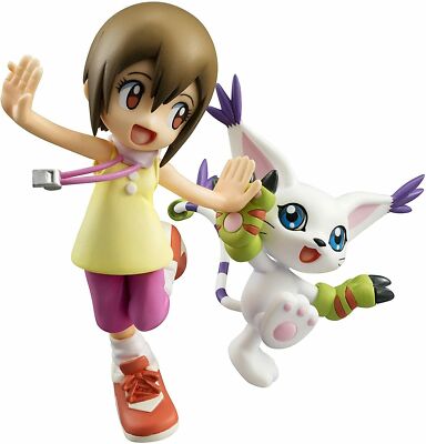 G.E.M.Digimon Adventure Yagami Hikari & Tailmon PVC Figure Megahouse Japan New