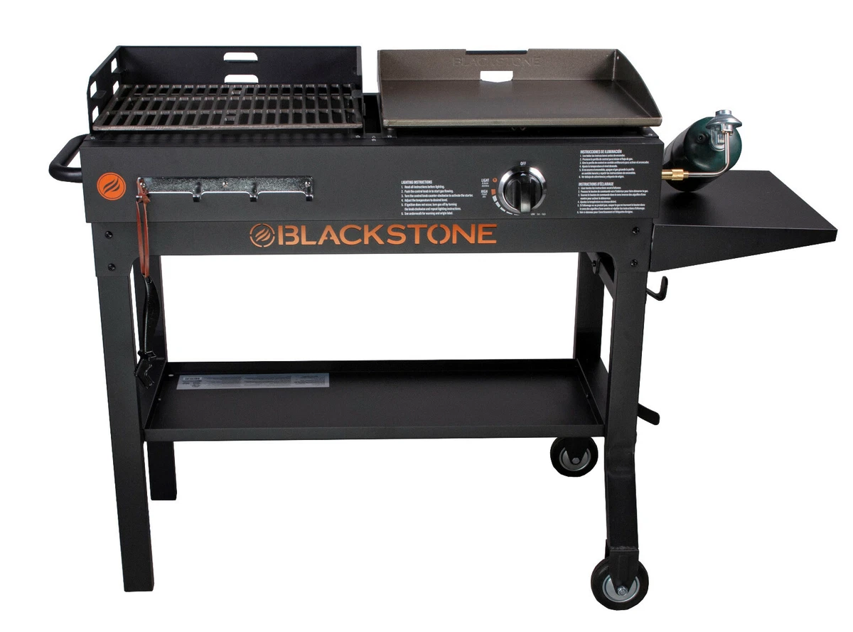 Blackstone Duo 17 inch Griddle and Charcoal Grill Combo