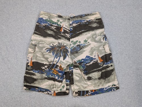 Old Navy Long Board Shorts Mens Large Swim Surf Shorts Beach Retro Island - Picture 10 of 11