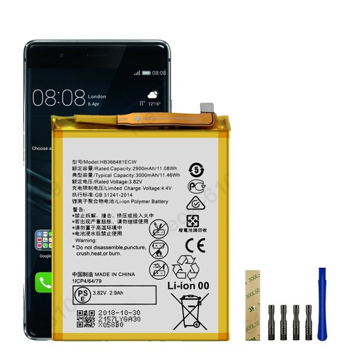 Kit Sostituzione Batteria Huawei Batteria Ricambio 3000mAh Per Huawei P9, P10 Lite, P20 Lite, P8 Lite 2017 - Con Kit Di Cacciaviti Incluso Supporto Batteria - Foto 11
