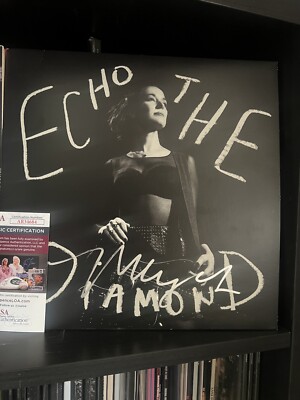 MARGARET GLASPY SIGNED ECHO THE DIAMOND VINYL LP - JSA COA