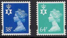 Northern Ireland 1999 NI83 38p 2 bands & NI86 64p 2 bands Photogravure MNH