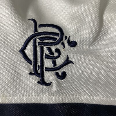 Vintage Glasgow Rangers Nike Soccer Jersey Sz M NTL #9 Johnston