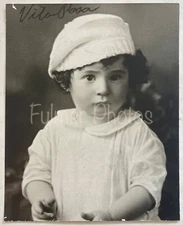 George Fulmer 1900s Toddler Child 8x10 B&W Portrait of a Young Girl VTG Print