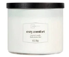 Mainstays 3-Wick Textured Wrapped Cozy Comfort Scented Candle, 14 oz