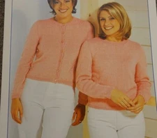 Stylecraft Knitting Pattern 4596 Cardigan & Sweater DK 30-42"
