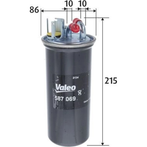 Valeo 587069 Kraftstofffilter FüR Audi A6 C6 4F2 4F5 4FH-image