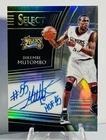DIKEMBE MUTOMBO 2018-19 Panini Select Signatures Silver on Card Auto #D /199