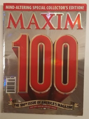 Maxim Magazine #100th April 2006 Issue - Pam Anderson - Jessica Simpson - Alba