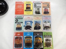 Lot of 12 The Official Locomotive Rosters & News by James W. Kerr, 1991-2005