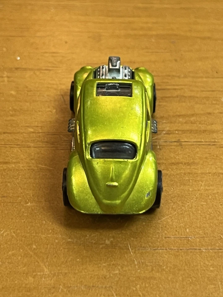 Винтажный 1967 Hot Wheels Redline заказной Volkswagen лайм зеленый - Изображение 4 из 4