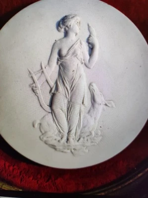 Manufacture de SEVRES. - Plaque murale - Médaillon Biscuit - Porcelaine - Photo 1/4