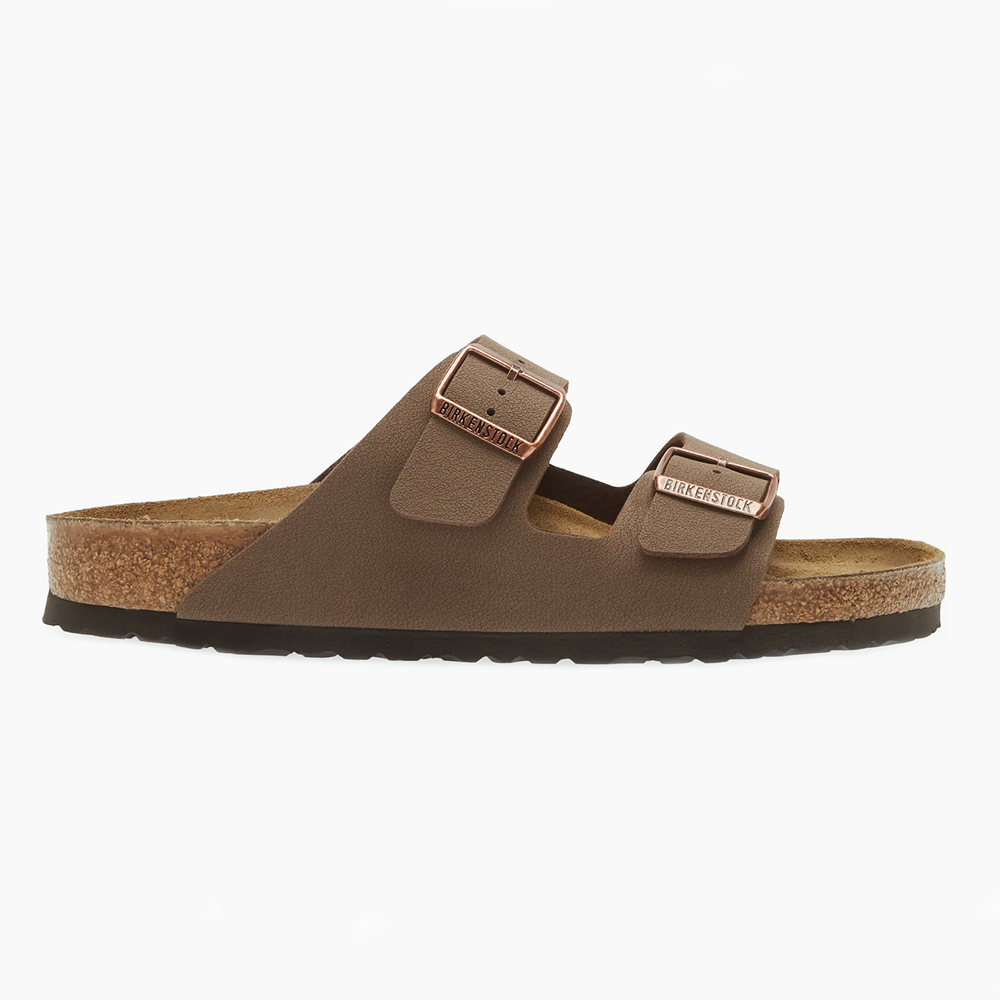 Birkenstock Arizona Birkibuc Mocha Cork Footbed Sandals  display picture 1