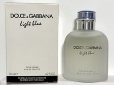 Light Blue de Dolce & Gabbana 4,2 OZ eau de toilette para hombre lote antiguo