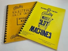 Vtg.  An Introduction To Bally Slot (79) & Electronic Slot Machine (80) Manuals