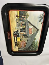 Vintage Coca Cola Tin Tray &ldquo;The Pause That Refreshes&rdquo; by Pamela C Rendroe 1993