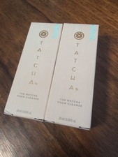 NEW 2X Tatcha The Matcha Foam Cleanse Daily Gel Cleanser 20ml/0.68oz Each SEALED