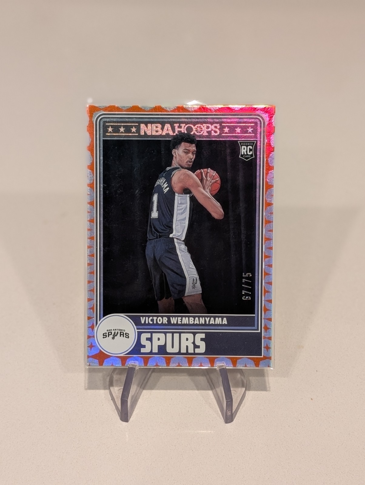 2023-24 Panini NBA Hoops - Hoops Tribute Victor Wembanyama #298 Gravity /75 (RC)