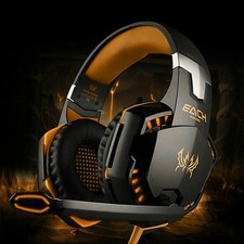 Gaming Gamer Headset Mic LED Headphones Stereo Surround for PC PS4 Xbox ONE PS5