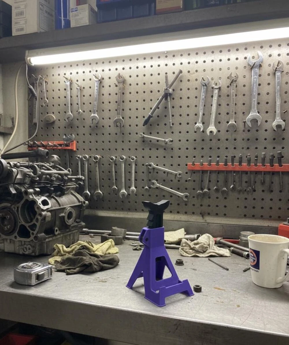 Jack Stand Phone Holder for Gearheads