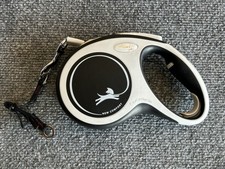 Flexi Comfort Retractable Dog Leash Grey 15' FT Max Dog Weight 55 lbs