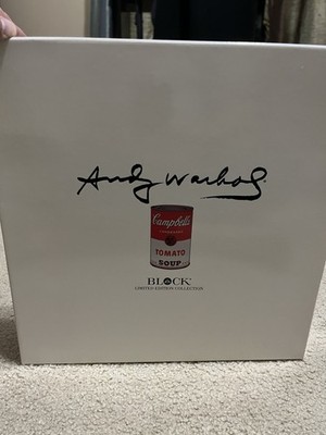Vtg ANDY WARHOL Campbells Soup Can 10.5'' Plate Limited Edition #2286/5000 BLOCK