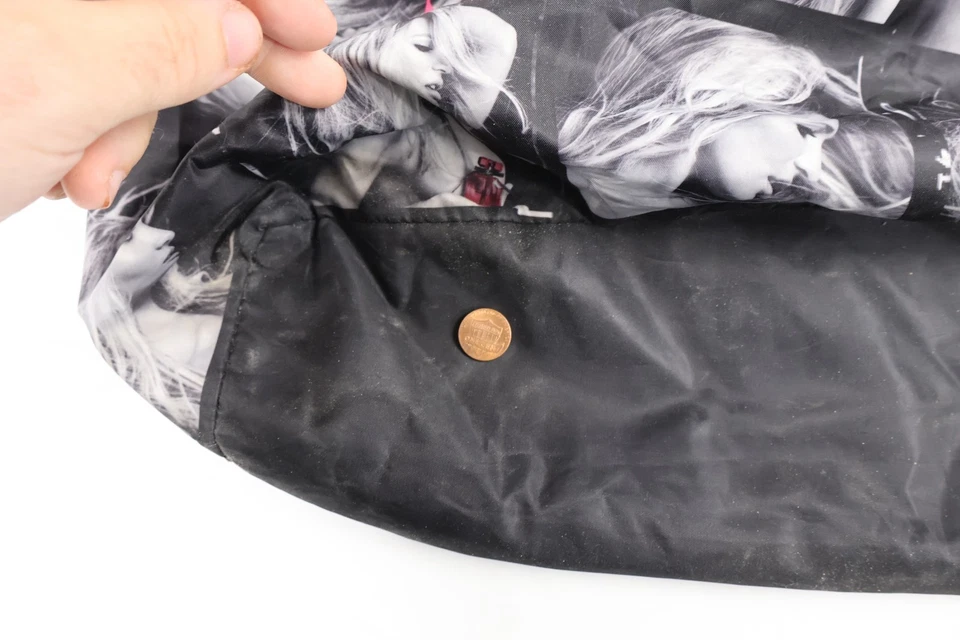 VICTORIA SECRET Bombshell 手提包 托特包 周末包 黑白 — 第 3/4 张图片