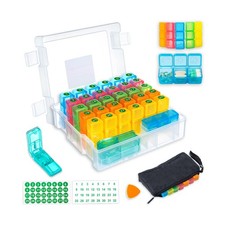 Monthly Pill Organizer 3 Times a Day with 31-Day Moistureproof Box,... Fast Ship