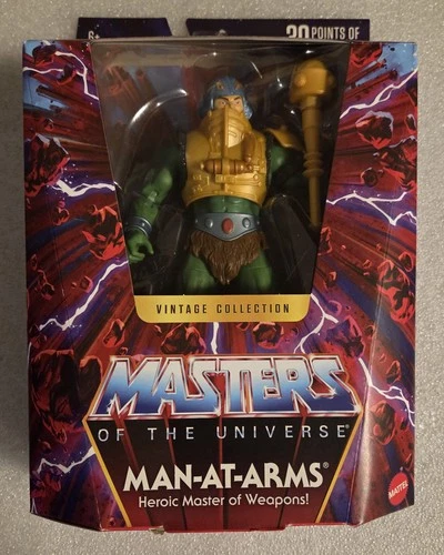Masters of The Universe Masterverse Vintage Collection MAN-AT-ARMS Figure MOTU