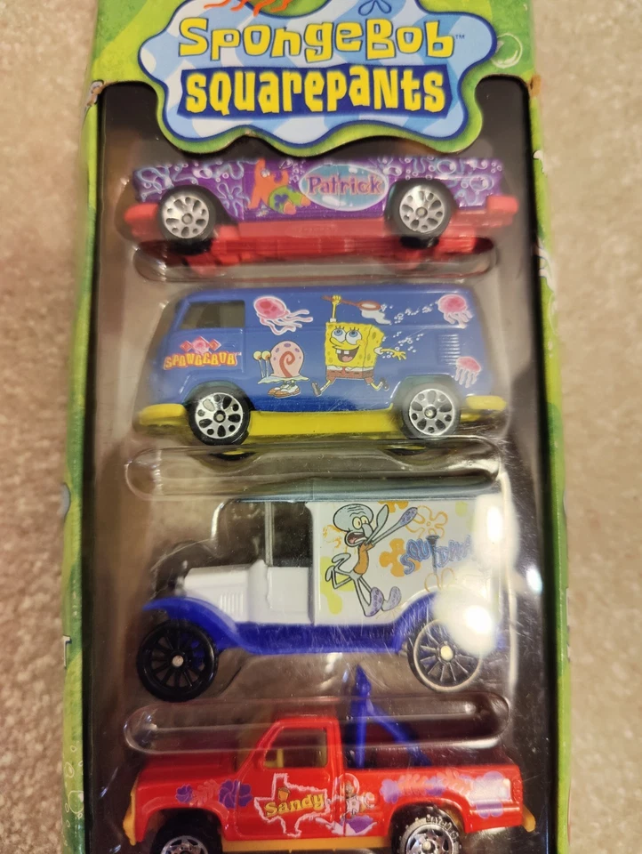 Matchbox Nickelodeon Spongebob Squarepants Gift Set 5-pack 2002 - Image 2 of 4