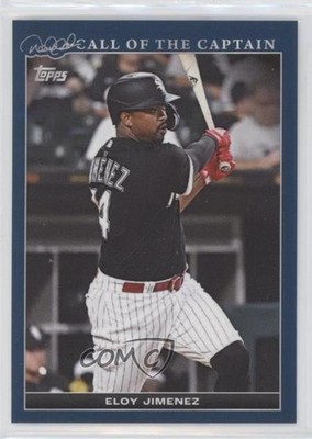 2022 Topps Derek Jeter Call of the Captain Navy Blue /175 Eloy Jimenez #23 0r2b