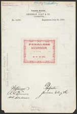 Photo:Sherman, Clay & Co. for Peerless Accordeon brand Accordions
