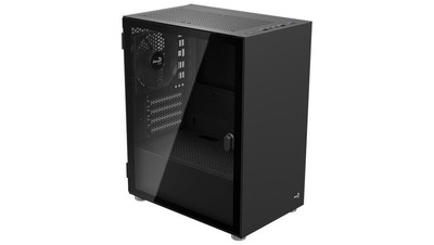 AeroCool PC Gehäuse CS-111-G-BK-v1 Mini-Tower Schwarz
